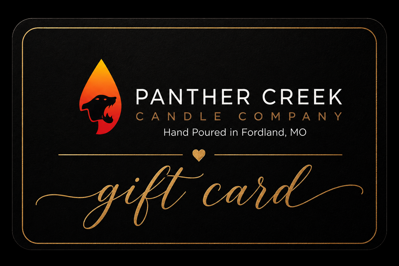 Panther Creek Candle Gift Card